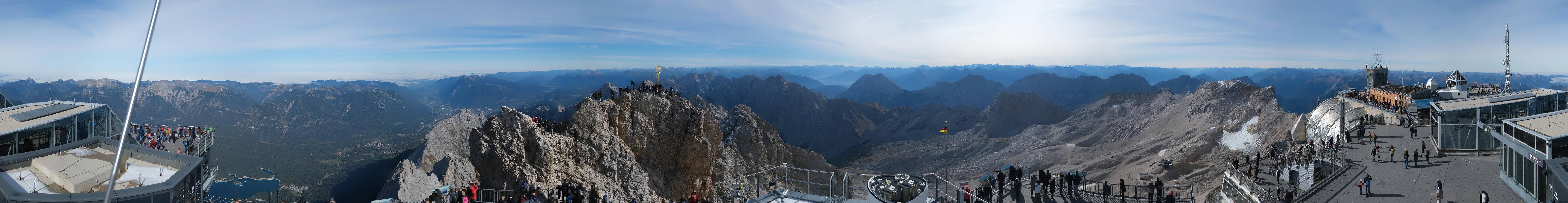Archived image Webcam Panoramic View Zugspitze