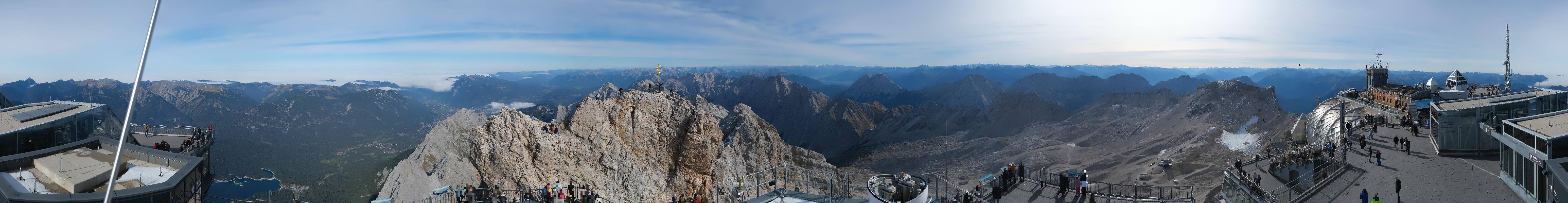 Archived image Webcam Panoramic View Zugspitze