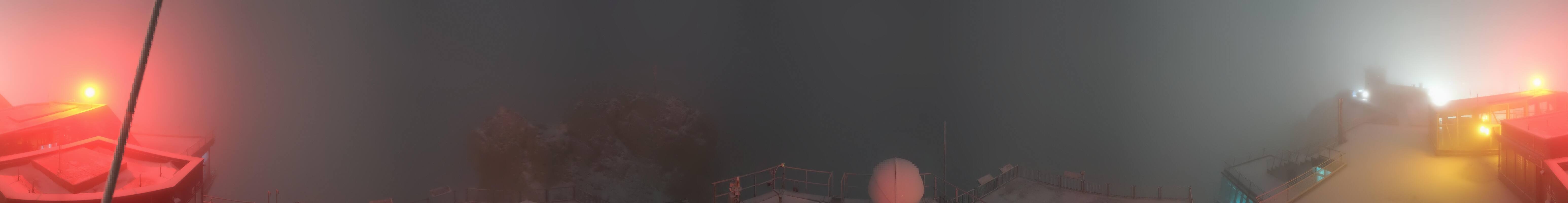 Archiv Foto Webcam Zugspitze: Panoramablick vom Gipfel