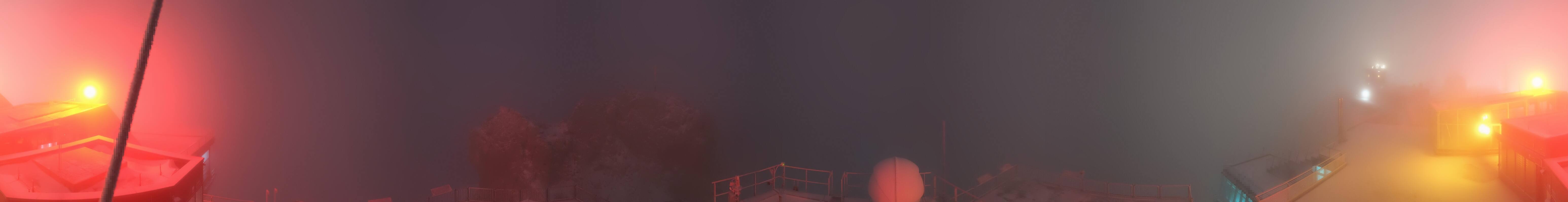 Archiv Foto Webcam Zugspitze: Panoramablick vom Gipfel
