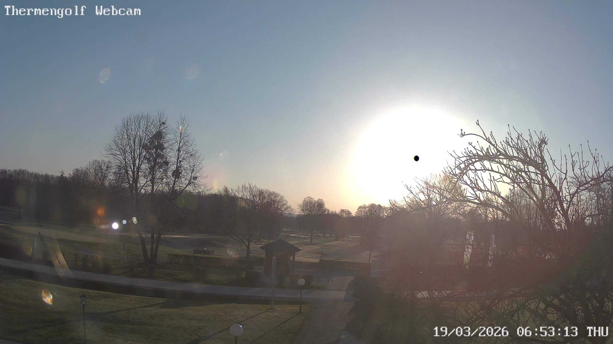 Archived image Webcam Loipersdorf: View Golf Course