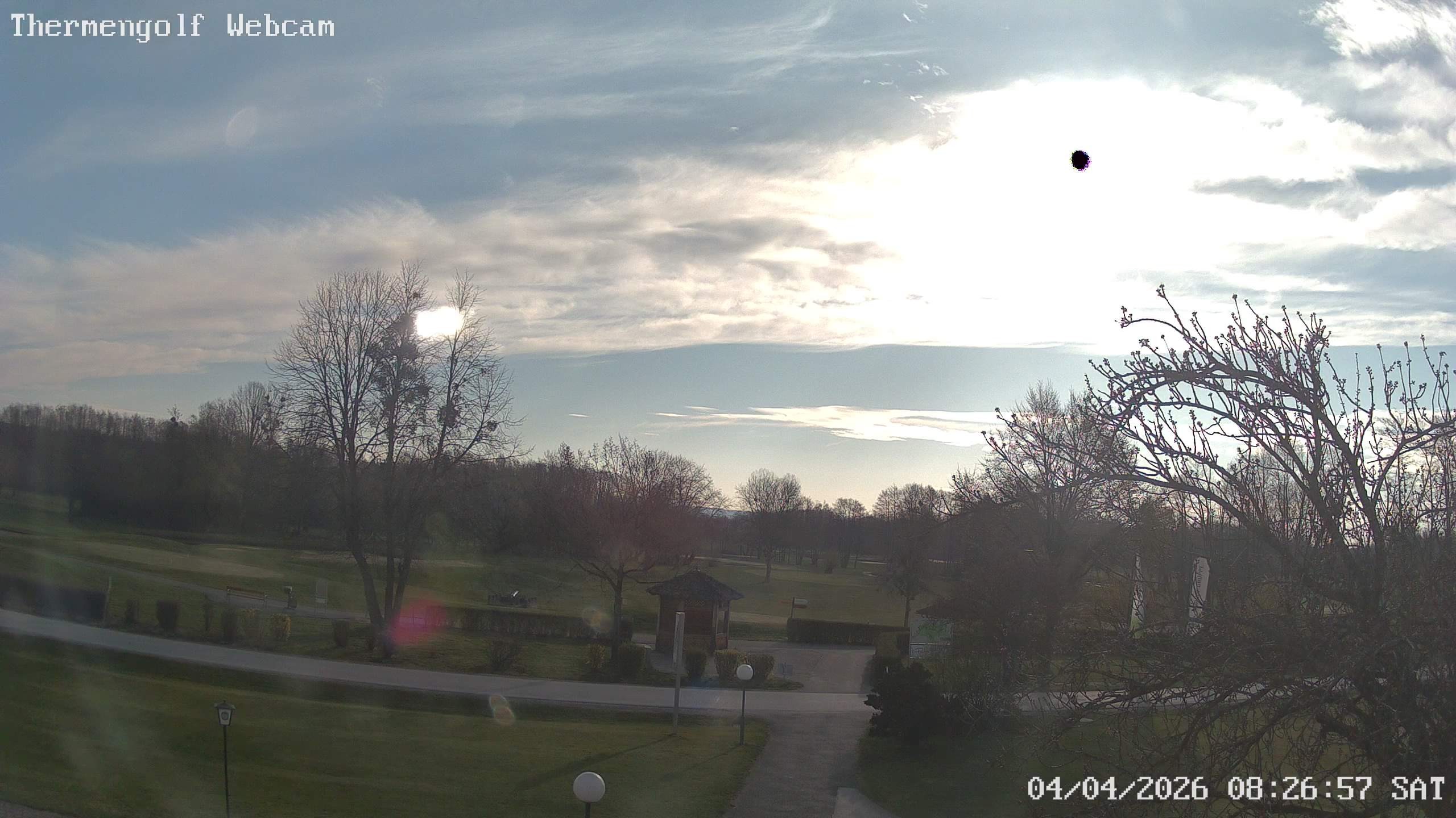 Archived image Webcam Loipersdorf: View Golf Course