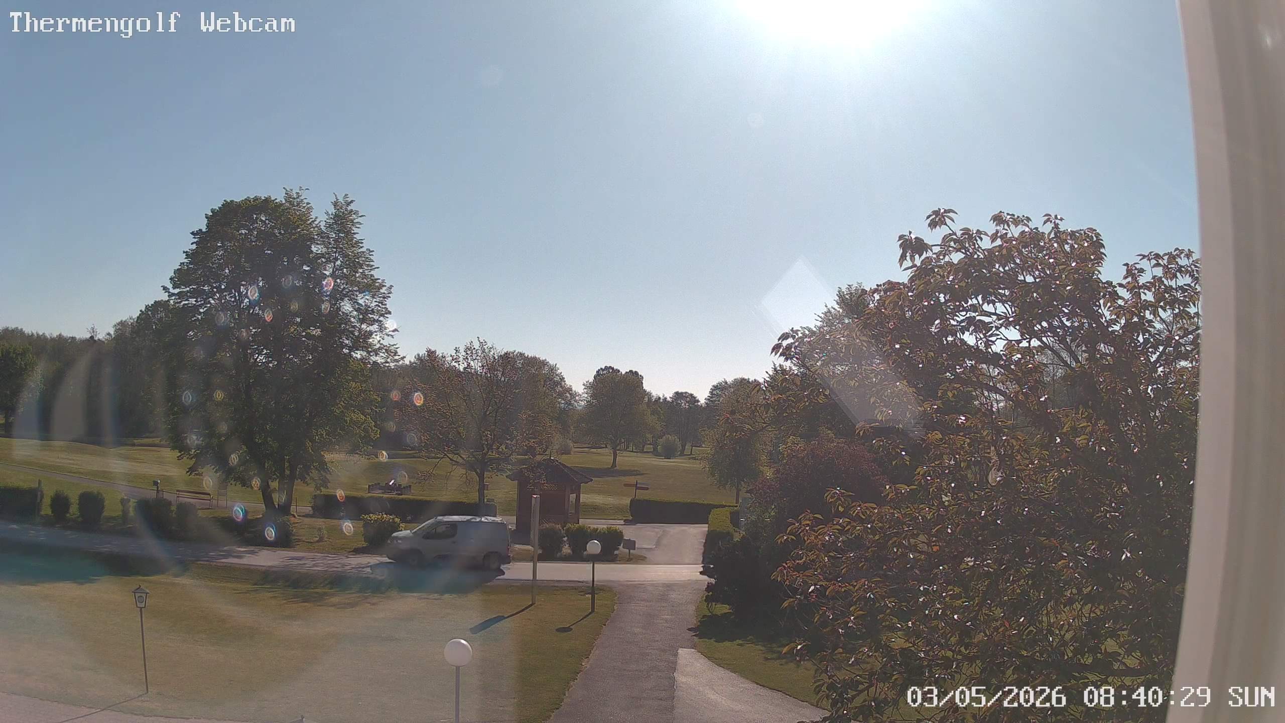 Archived image Webcam Loipersdorf: View Golf Course