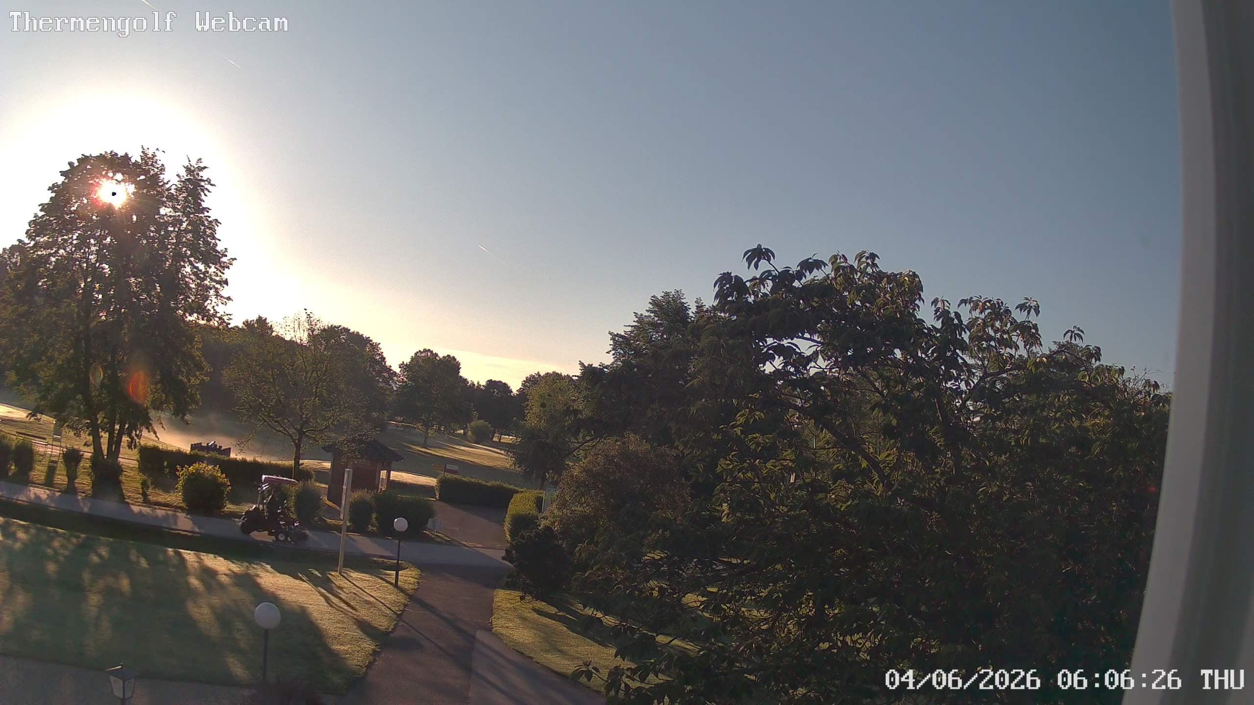 Archived image Webcam Loipersdorf: View Golf Course