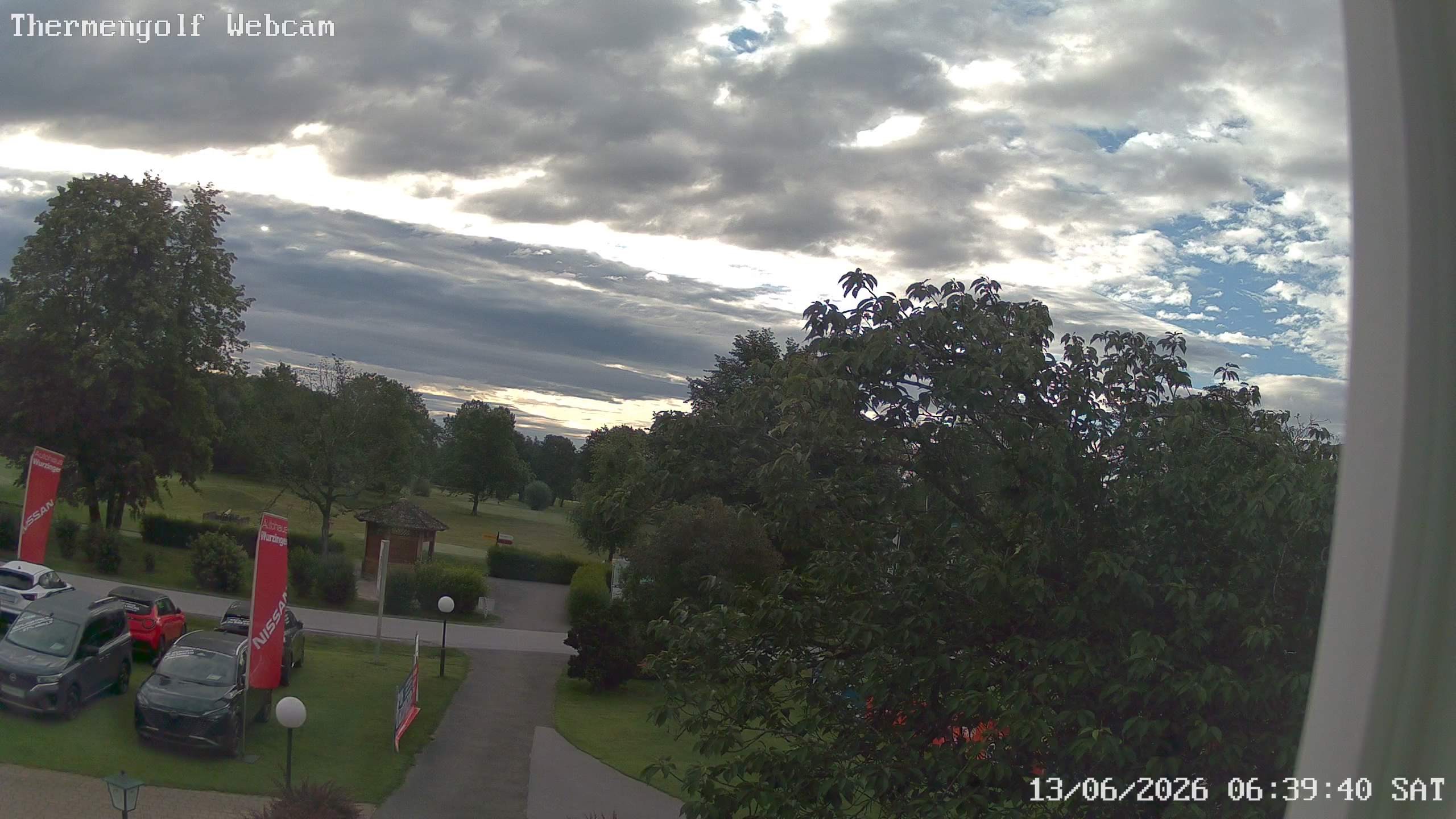 Archived image Webcam Loipersdorf: View Golf Course