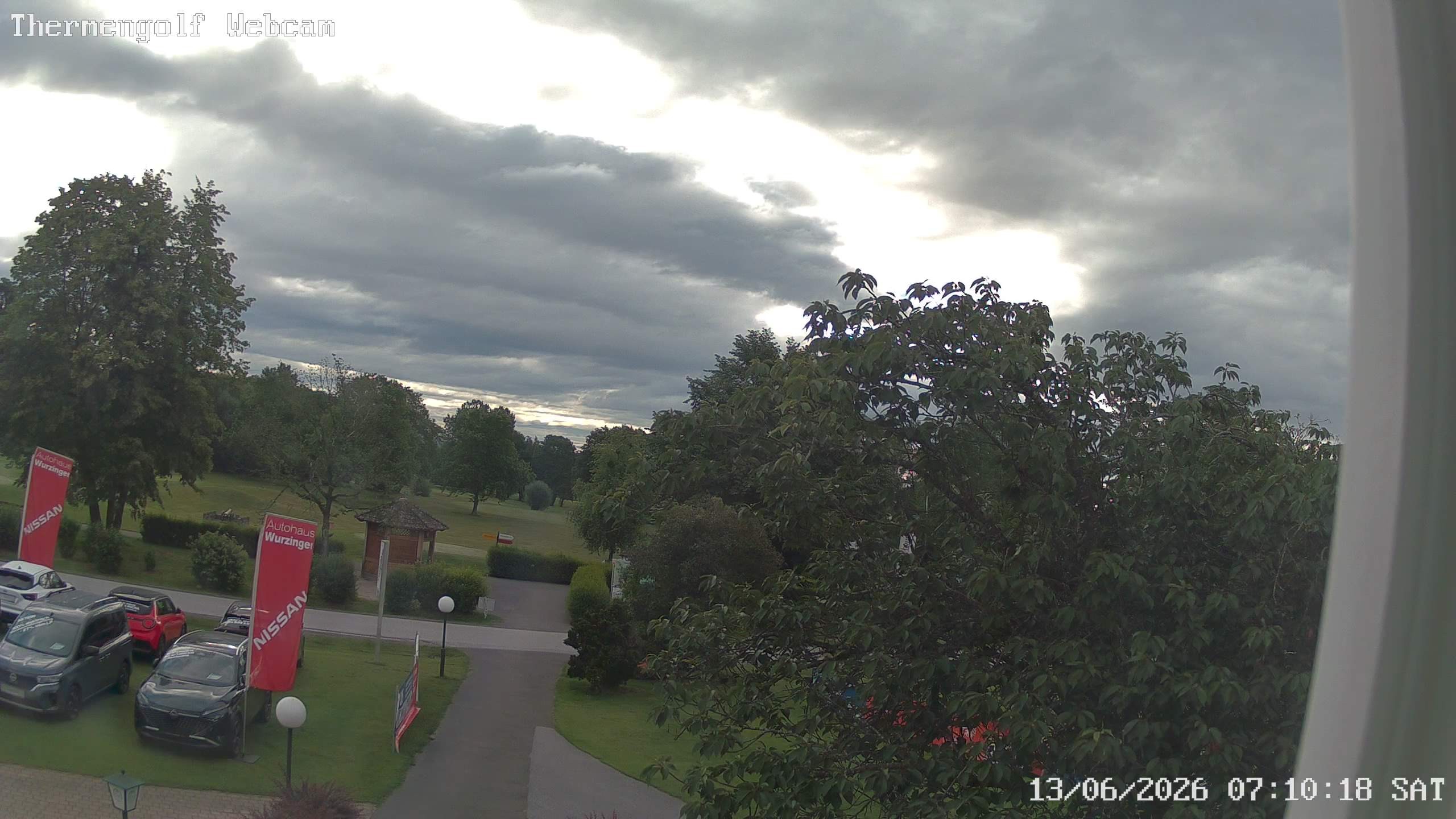 Archived image Webcam Loipersdorf: View Golf Course