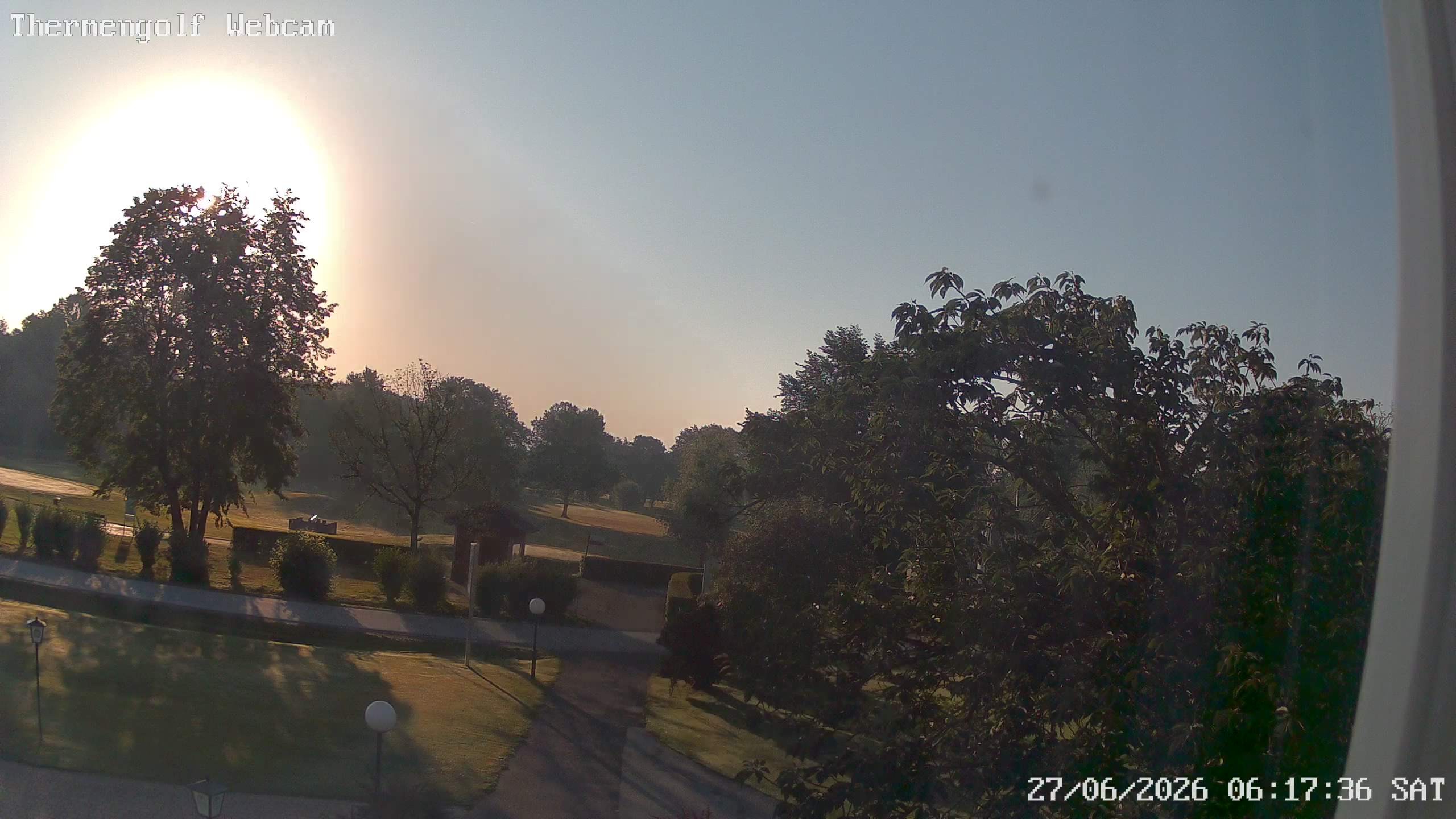 Archived image Webcam Loipersdorf: View Golf Course