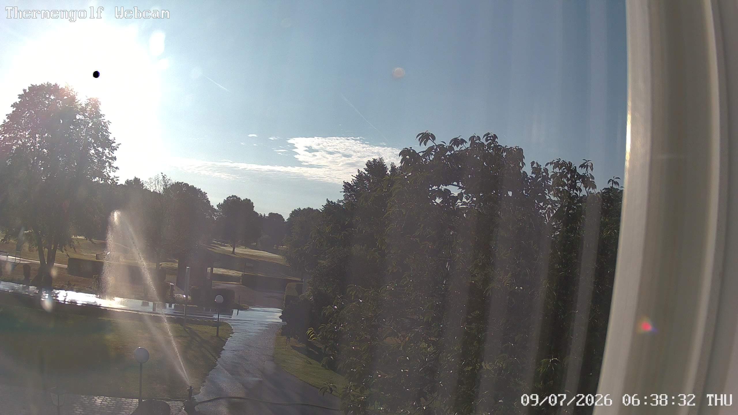 Archived image Webcam Loipersdorf: View Golf Course