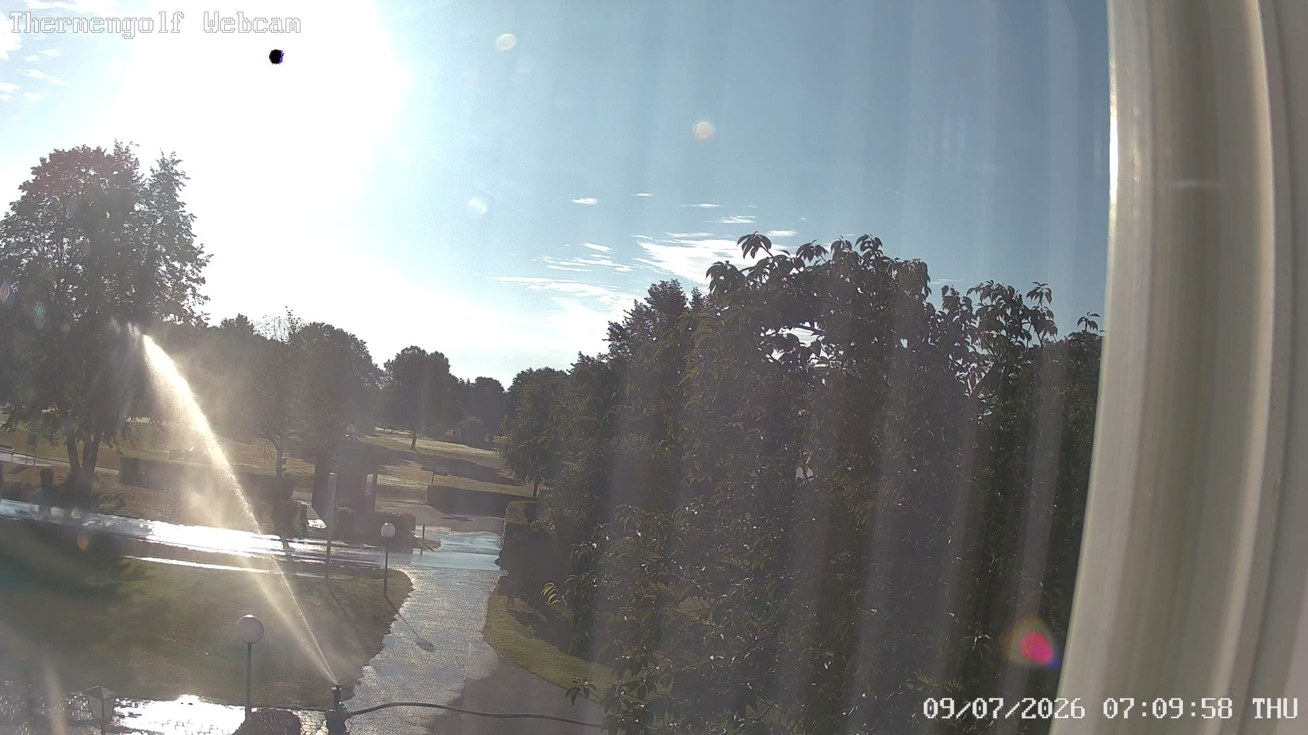 Archived image Webcam Loipersdorf: View Golf Course