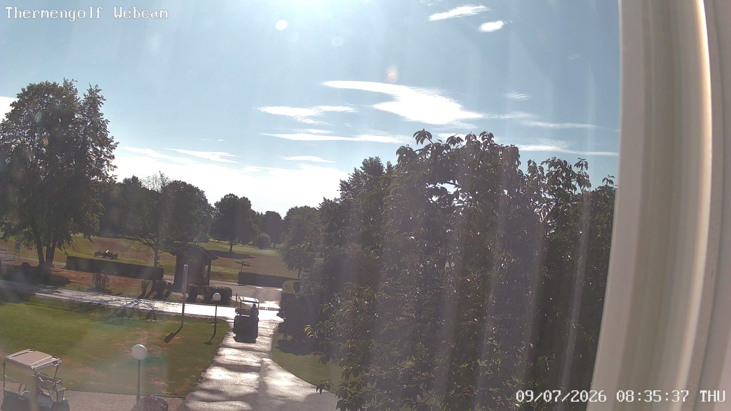 Archived image Webcam Loipersdorf: View Golf Course