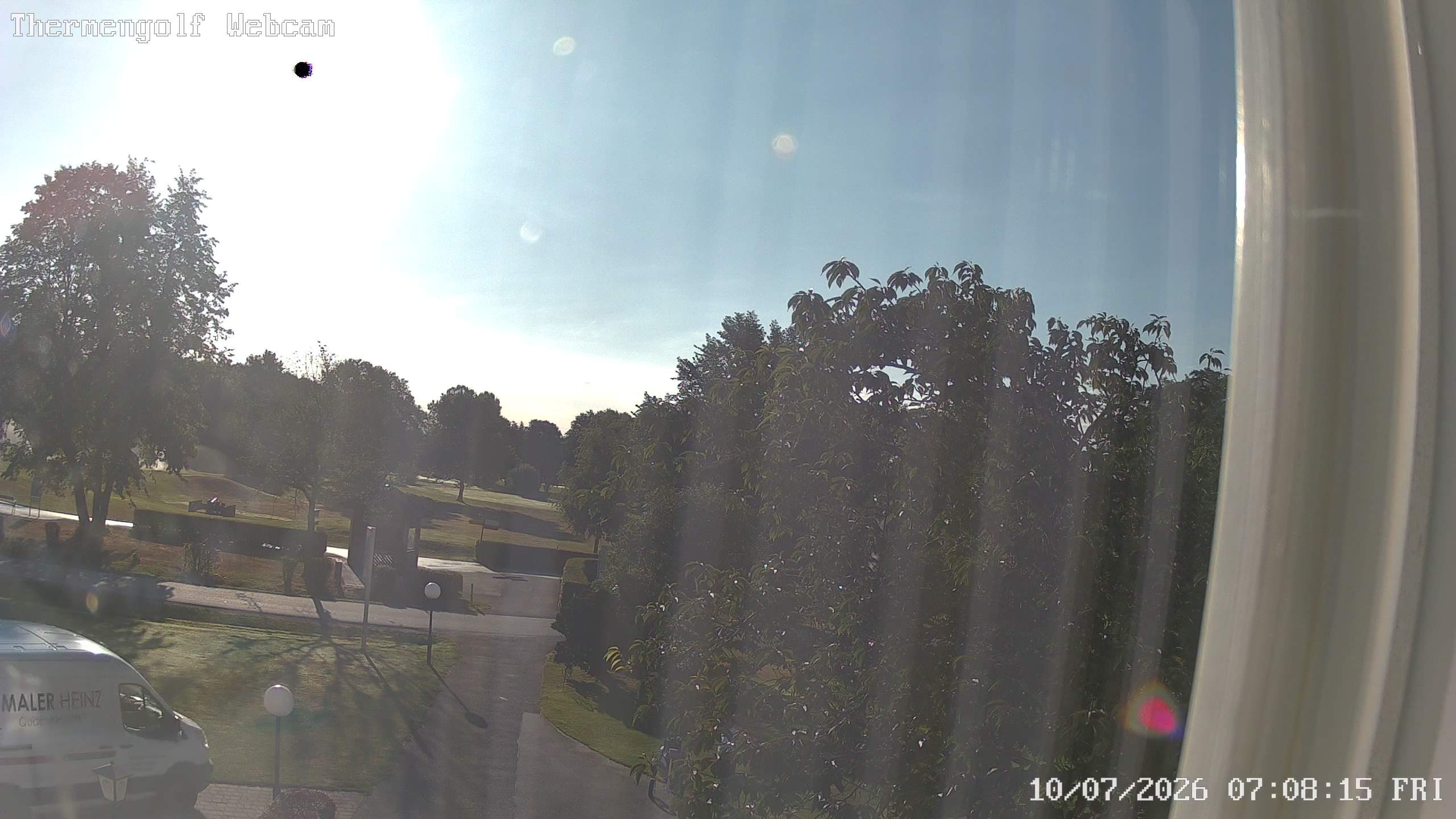 Archived image Webcam Loipersdorf: View Golf Course
