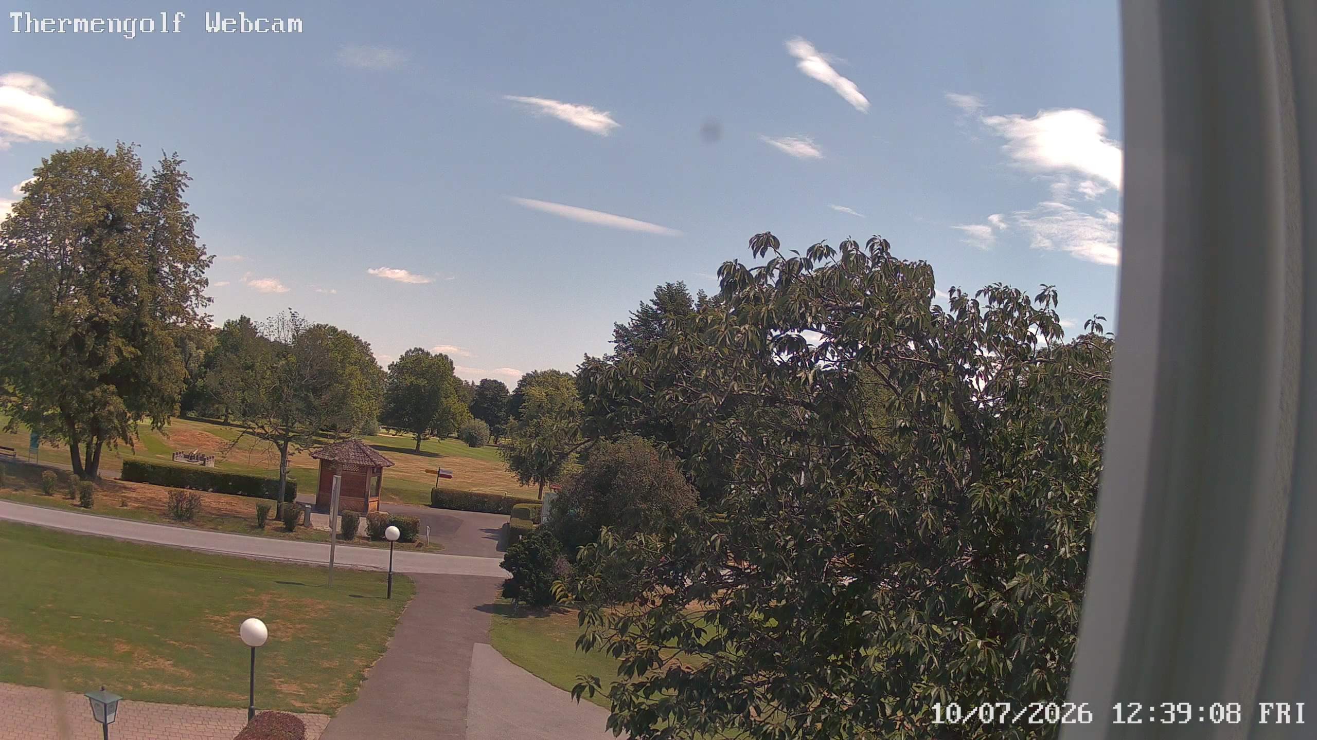 Archived image Webcam Loipersdorf: View Golf Course