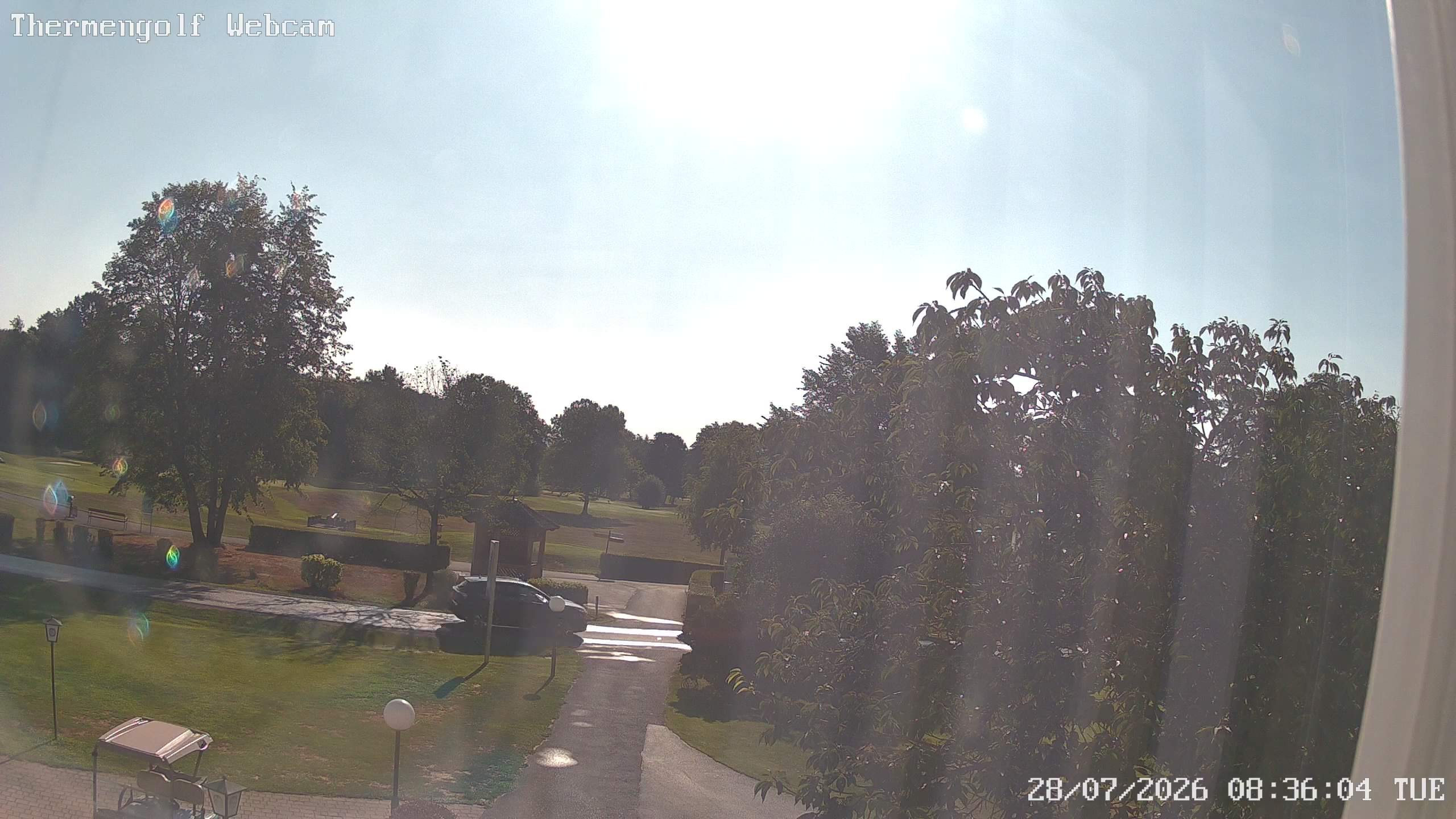 Archived image Webcam Loipersdorf: View Golf Course