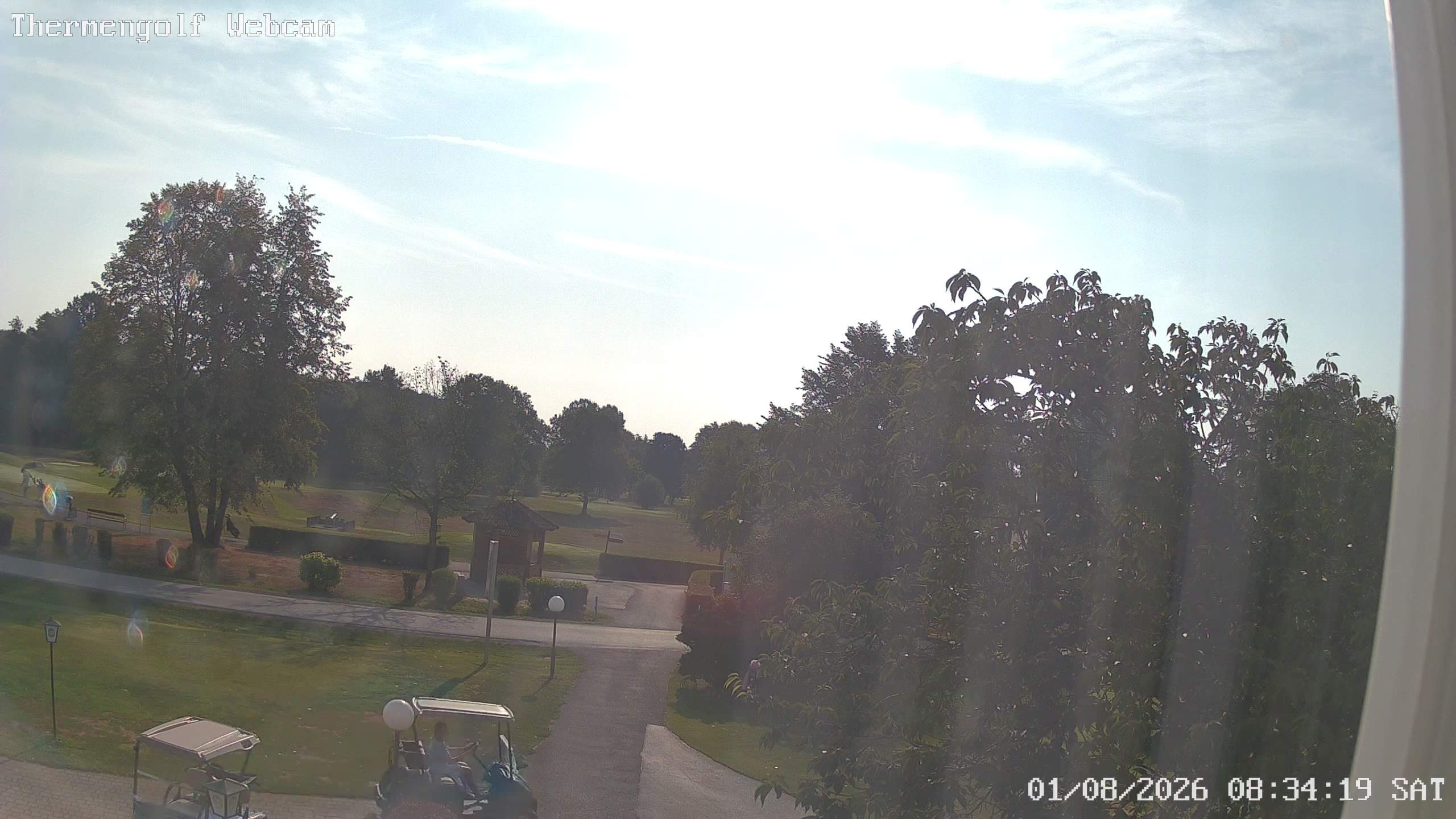 Archived image Webcam Loipersdorf: View Golf Course