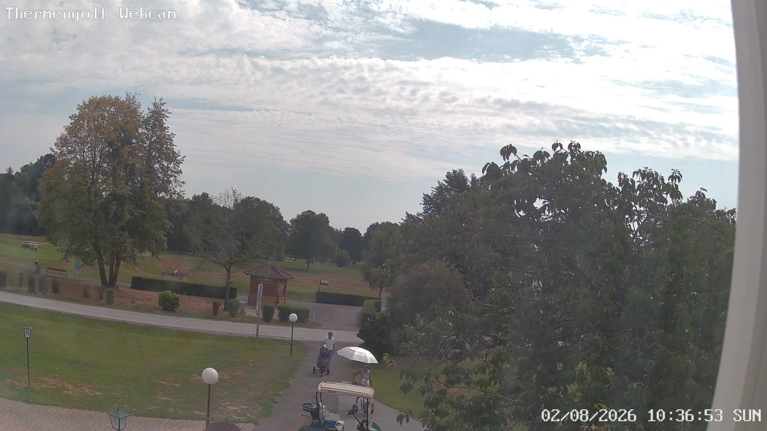 Archived image Webcam Loipersdorf: View Golf Course