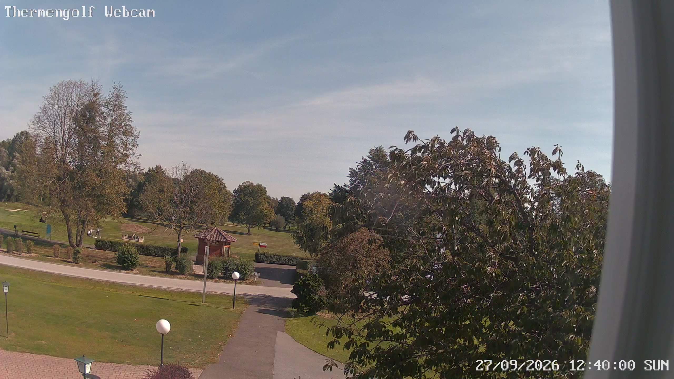 Archived image Webcam Loipersdorf: View Golf Course