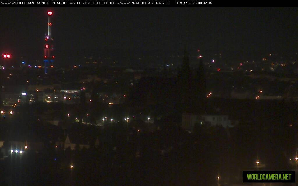 Archiv Foto Webcam Blick auf die Prager Burg mit Veitsdom