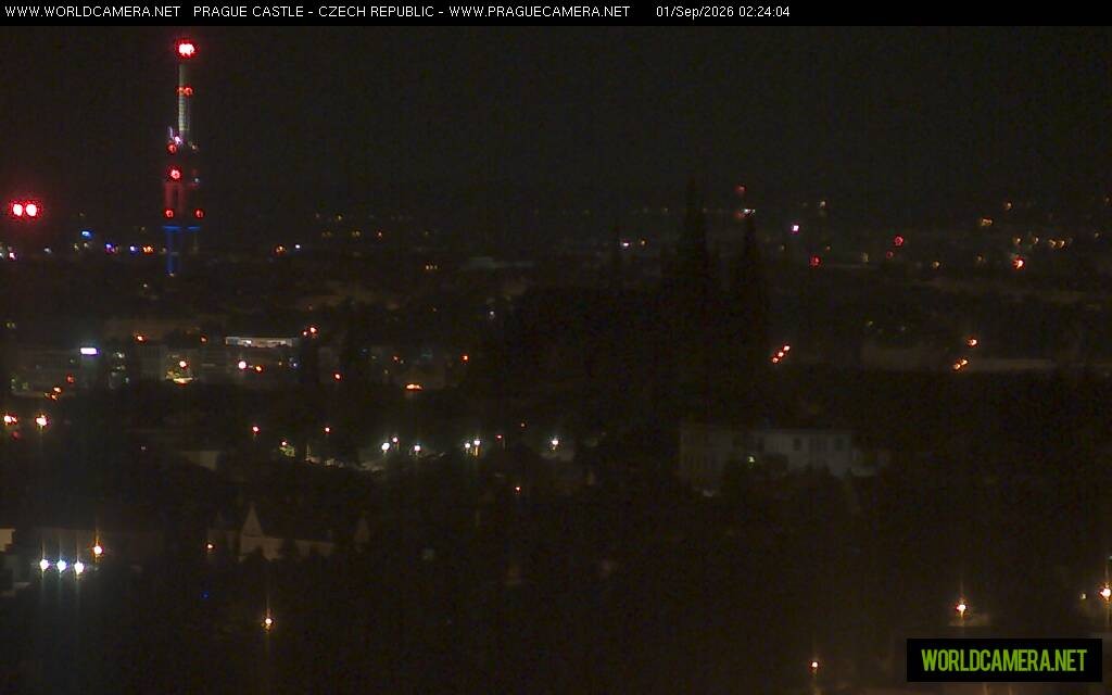 Archiv Foto Webcam Blick auf die Prager Burg mit Veitsdom