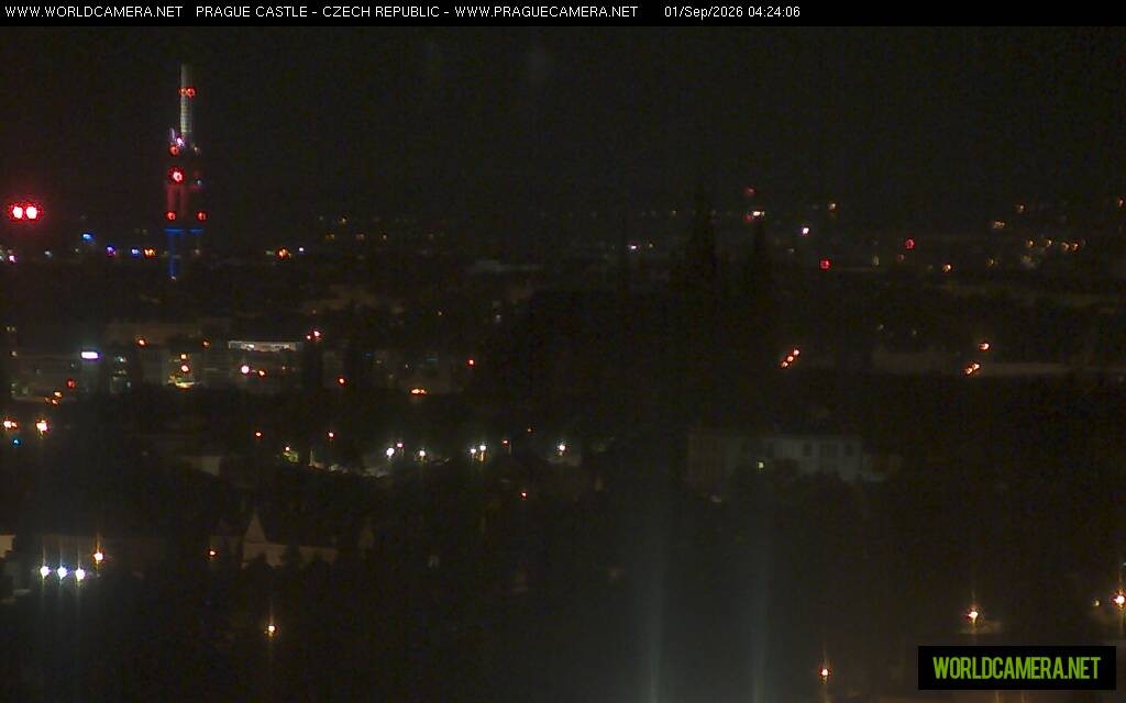 Archiv Foto Webcam Blick auf die Prager Burg mit Veitsdom