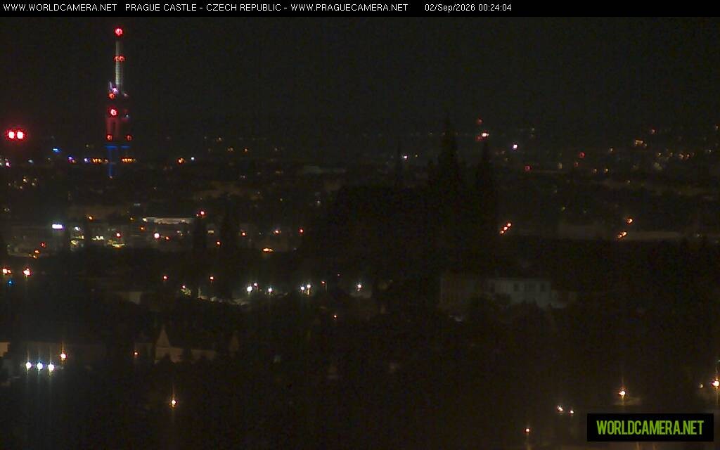 Archiv Foto Webcam Blick auf die Prager Burg mit Veitsdom