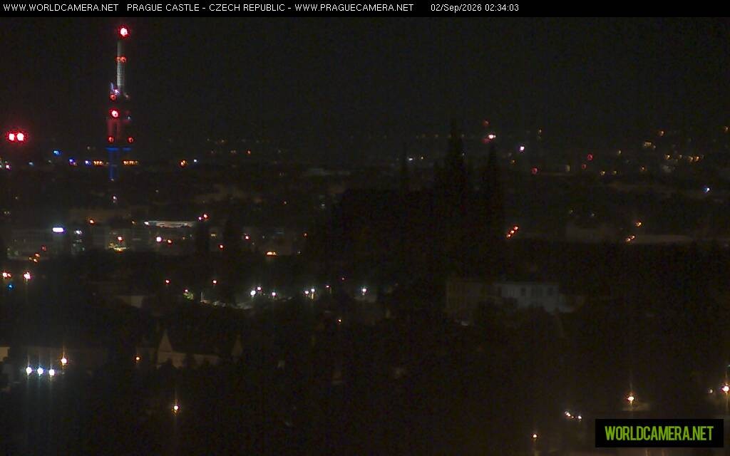 Archiv Foto Webcam Blick auf die Prager Burg mit Veitsdom