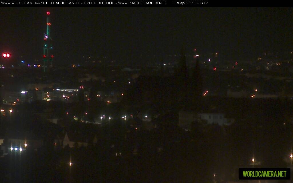 Archiv Foto Webcam Blick auf die Prager Burg mit Veitsdom