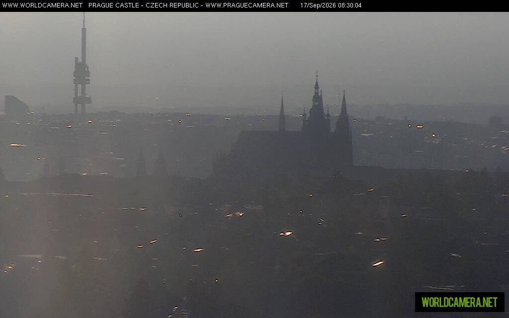 Archiv Foto Webcam Blick auf die Prager Burg mit Veitsdom