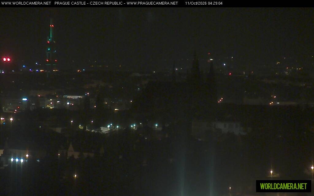Archiv Foto Webcam Blick auf die Prager Burg mit Veitsdom