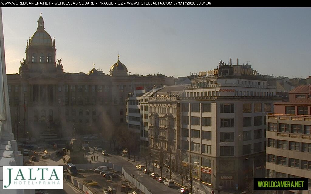 Archived image Webcam Wenceslas Square in Prague