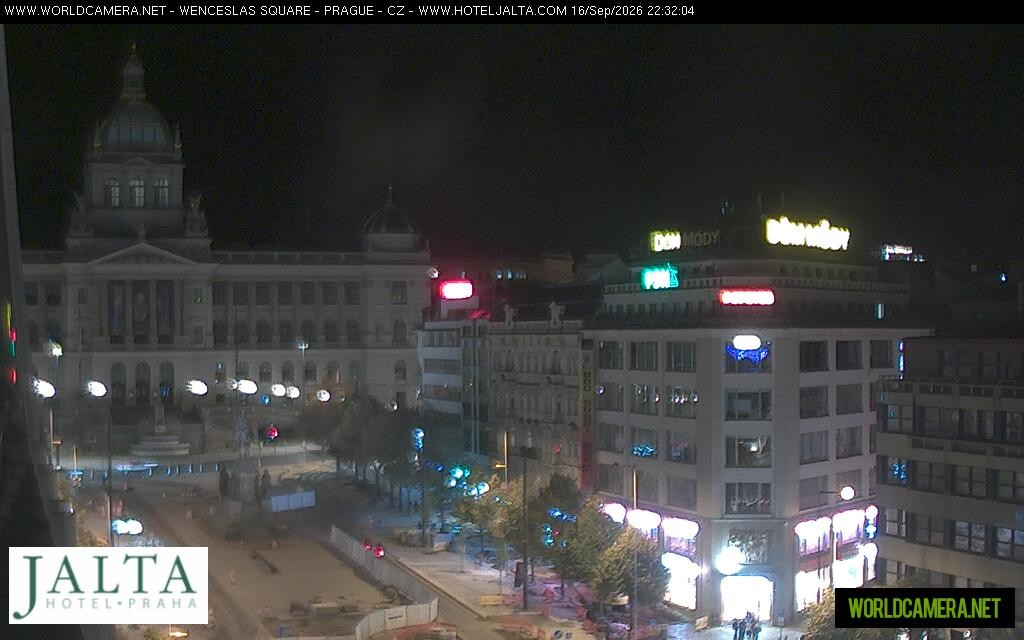 Archived image Webcam Wenceslas Square in Prague