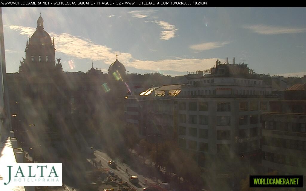 Archiv Foto Webcam Der Wenzelsplatz in der Neustadt Prags