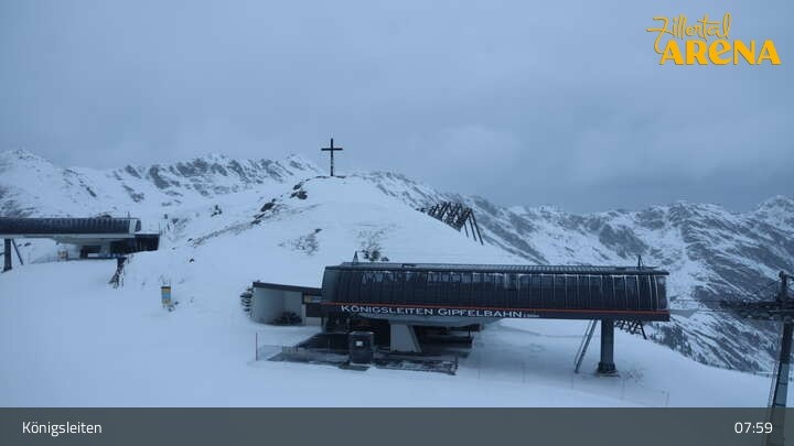 Archiv Foto Webcam Bergstation Larmach, Königsleiten