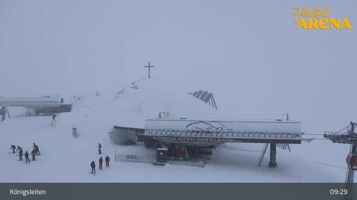 Archiv Foto Webcam Bergstation Larmach, Königsleiten