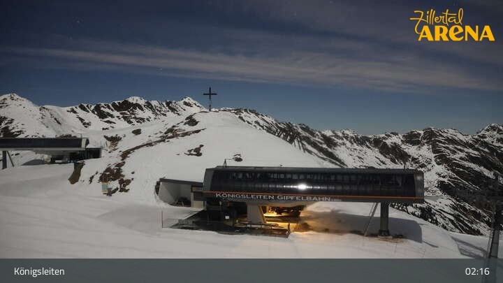 Archiv Foto Webcam Bergstation Larmach, Königsleiten