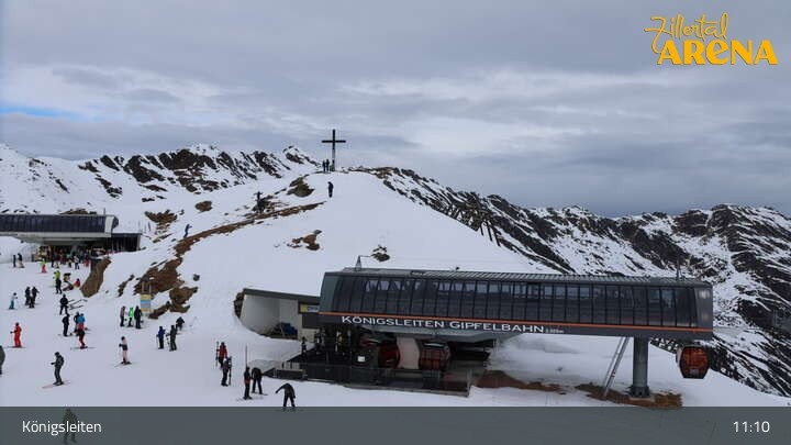 Archiv Foto Webcam Bergstation Larmach, Königsleiten