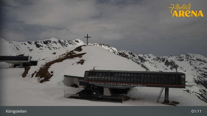 Archiv Foto Webcam Bergstation Larmach, Königsleiten