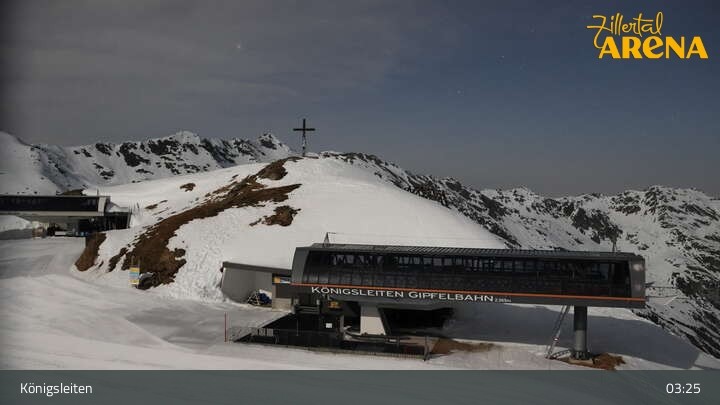 Archiv Foto Webcam Bergstation Larmach, Königsleiten