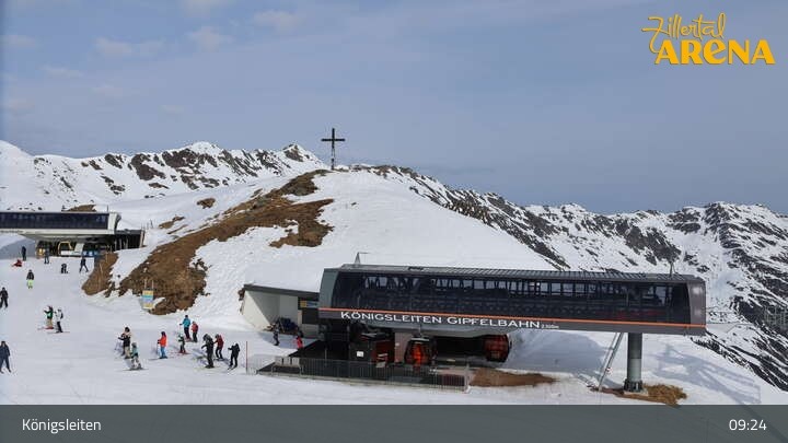 Archiv Foto Webcam Bergstation Larmach, Königsleiten