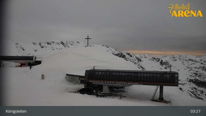 Archiv Foto Webcam Bergstation Larmach, Königsleiten