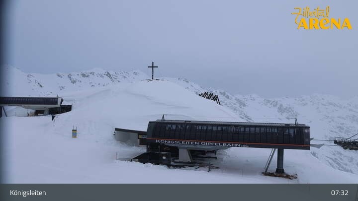 Archiv Foto Webcam Bergstation Larmach, Königsleiten