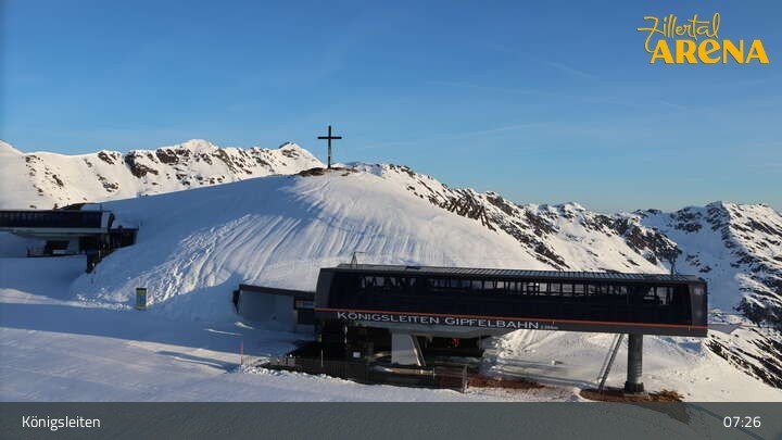 Archiv Foto Webcam Bergstation Larmach, Königsleiten