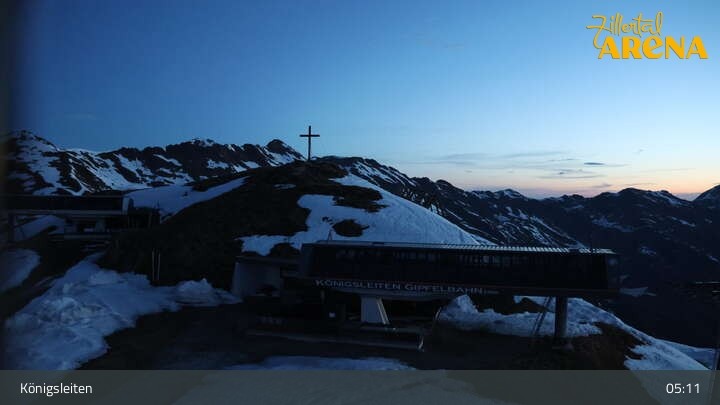 Archiv Foto Webcam Bergstation Larmach, Königsleiten
