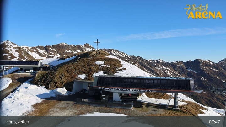 Archiv Foto Webcam Bergstation Larmach, Königsleiten