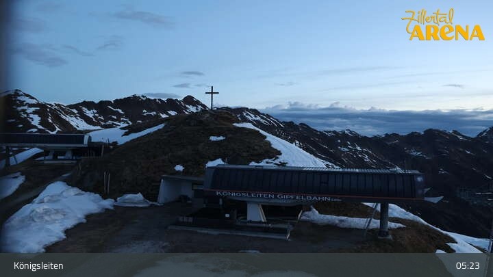 Archiv Foto Webcam Bergstation Larmach, Königsleiten