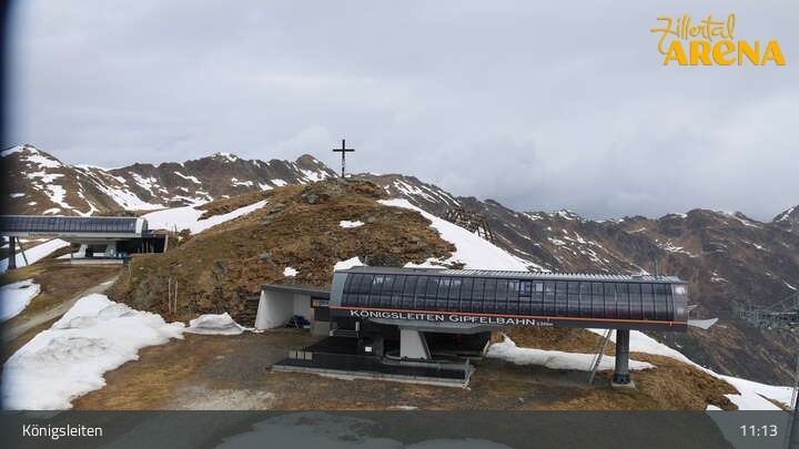 Archiv Foto Webcam Bergstation Larmach, Königsleiten