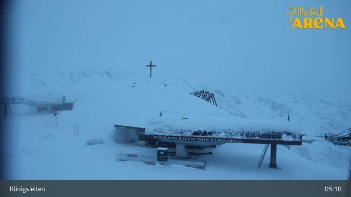 Archiv Foto Webcam Bergstation Larmach, Königsleiten