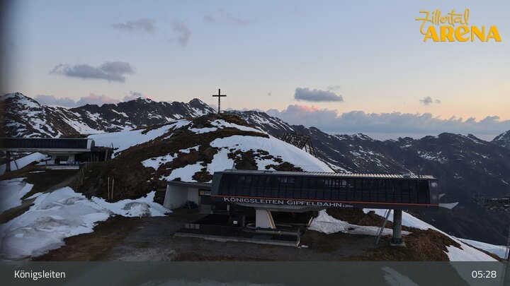Archiv Foto Webcam Bergstation Larmach, Königsleiten