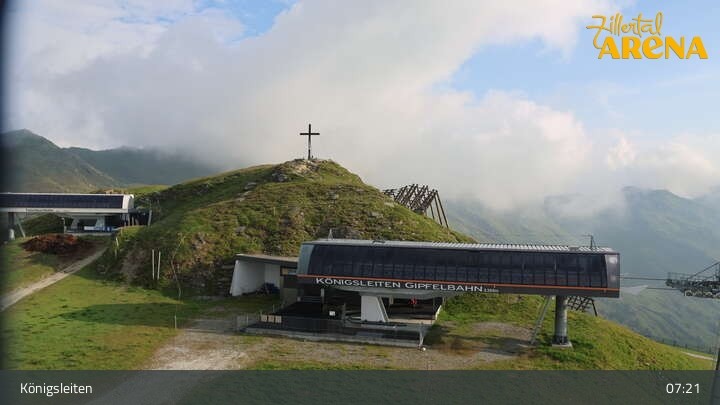 Archiv Foto Webcam Bergstation Larmach, Königsleiten