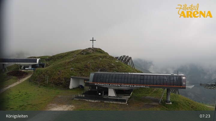 Archiv Foto Webcam Bergstation Larmach, Königsleiten
