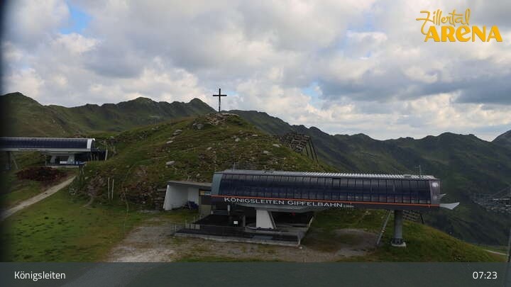 Archiv Foto Webcam Bergstation Larmach, Königsleiten